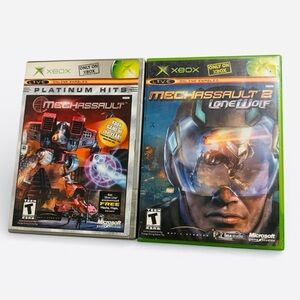 MechAssault 1 & 2: Lone Wolf (Original Xbox) Bundle - Tested & Working!